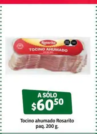Tocino Ahumado Rosarito Paq. 200g