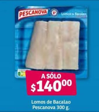 Soriana Súper Lomos de Bacalao Pescanova 300g oferta