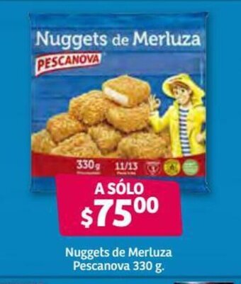 Soriana Súper Nuggets de Merluza Pescanova 330g oferta