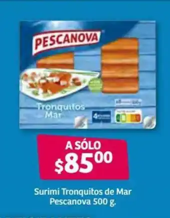 Soriana Súper Surimi Tronquitos de Mar Pescanova 500g oferta