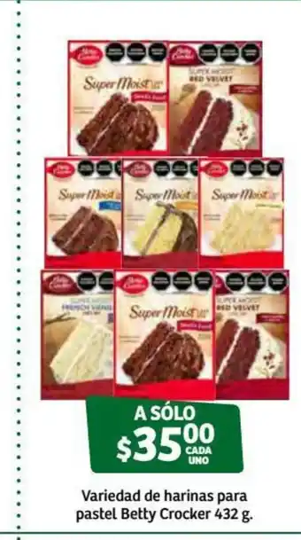 Variedad de Harinas para Pastel Betty Crocker 432g