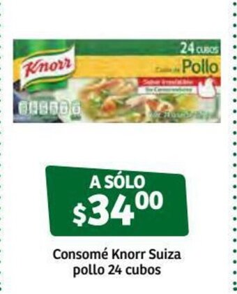 Consome Knorr Suiza Pollo 24 Cubos
