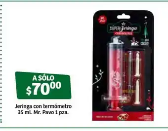 Jeringa Con Termometro 35ml Mr.Pavo 1 pza