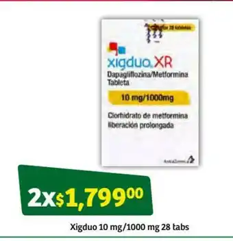 Xigduo 10mg / 1000mg 28 Tabs