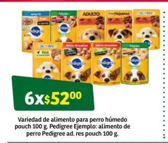 Soriana Súper Variedad de Alimento para perro Humedo pouch 100g, Pedigree oferta