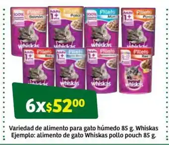 Variedad de Alimento para Gato Humedo 85g Whiskas