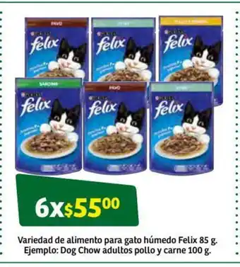 Soriana Súper Variedad de ALimento para gato Humendo Felix 85g oferta