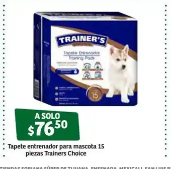 Soriana Súper Tapete Entrenador para Mascota 15 piezas Trainers Choice oferta