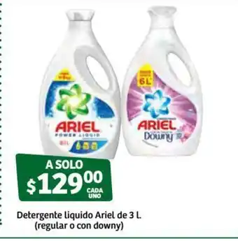 Soriana Súper Detergente Liquido Ariel de 3L oferta