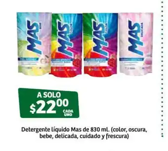 Soriana Súper Detergente Liquido Mas de 830ml oferta