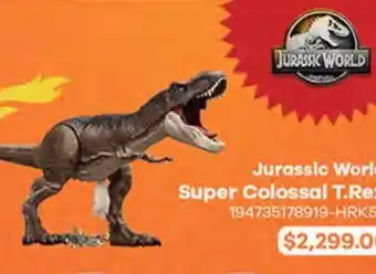 La Comer Jurassic world super colossal t.rex oferta