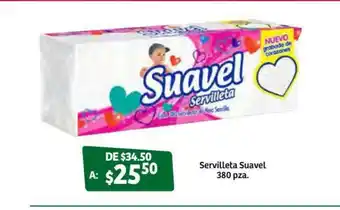Servilleta Suavel 380 pza