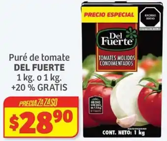 Soriana Híper DEL FUERTE puré de tomate oferta