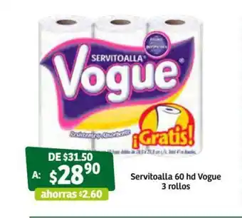Servitoalla 60 HD Vogue 3 Rollos