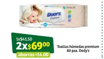 Soriana Súper Toallas Humedas Premium 80 pza Dody's oferta