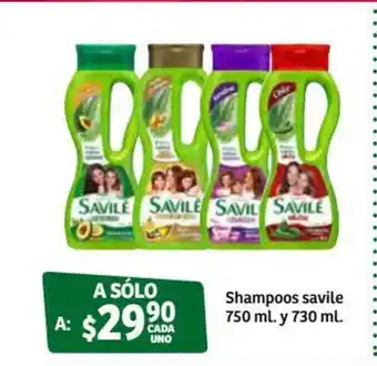 Shampoos Savile 750ml y 730ml