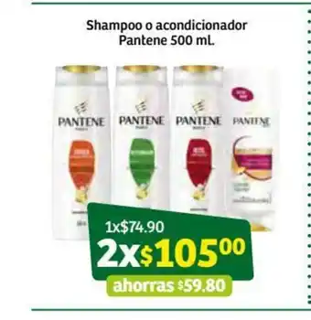 Shampoo o Acondicionador Pantene 500ml