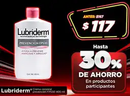 Bodega Aurrerá Lubriderm crema corporal oferta