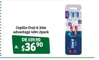 Cepillo Oral-B 3dw Advantage 40m 2 Pack