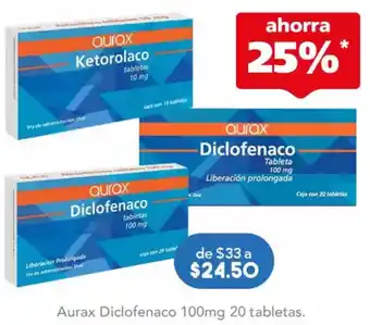 Farmacia San Pablo Aurax diclofenaco oferta