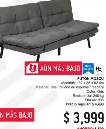 Sodimac Homecenter Futón moscú oferta