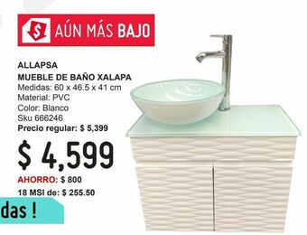 Sodimac Homecenter Mueble de baño xalapa bco oferta