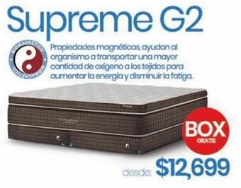 Colchón supreme g2