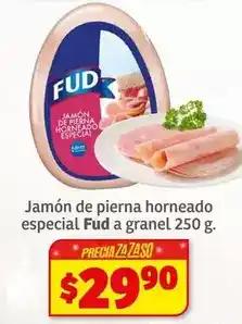 Soriana Híper Fud - jamon de pierna horneado especial a granel oferta