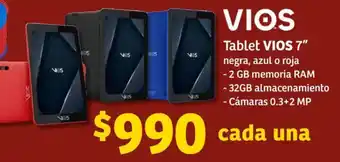 Soriana Mercado VIOS Tablet 7" oferta