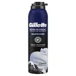 Farmacias YZA Gillette Prestobarba Carbón Espuma 150G oferta