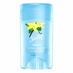 Farmacias YZA SECRET CLEAR DESODORANTE GEL VANILLA 45G oferta