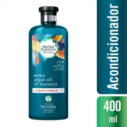 Farmacias YZA Herbal Essences Acond Argan Oil 400Ml oferta