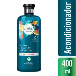 Farmacias YZA Herbal Essences Acond Argan Oil 400Ml oferta