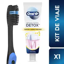 Farmacias YZA Oral B Kit Detox Travel Cepi Y Crem oferta