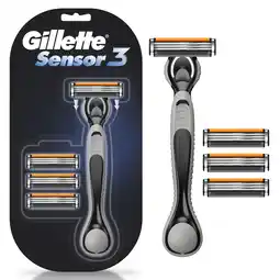 Farmacias YZA Gillette Hybrid Sensor 3 Hojas 4 Pzas oferta