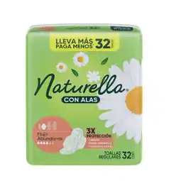 Farmacias YZA Naturella C/Alas Flujo Abundant 32 Pzas oferta