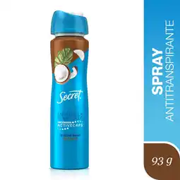 Farmacias YZA Secret Deso Spray Coco 93G oferta