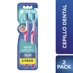 Farmacias YZA Oral B Cepillo 3Dwhite Advanced 2 Pzas oferta