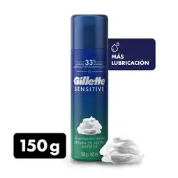 Farmacias YZA Gillette Sensitive Espuma Afeitar 150G oferta