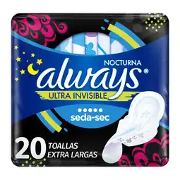 Farmacias YZA Always Ultra Nocturna Seca C/Al 20 Pzas oferta