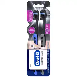 Farmacias YZA ORAL B INDICATOR CHARCOAL CEPILLO DENTAL SUAVE 2 PZAS oferta