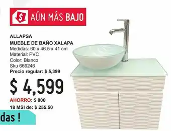 Sodimac Homecenter Mueble de baño xalapa bco oferta