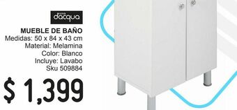 Sodimac Homecenter Mueble de baño blanco 50x43x84 cm oferta