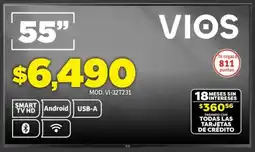 Soriana Híper VIOS smart tv 55" oferta