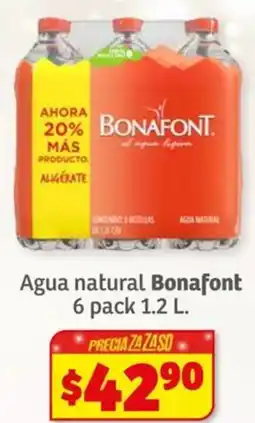 Soriana Híper Bonafont agua natural oferta