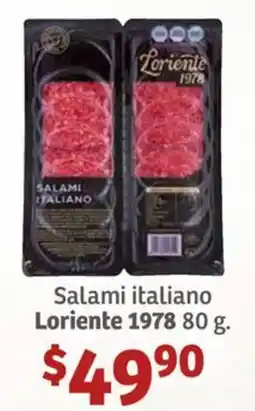Soriana Híper Loriente 1978 salami italiano oferta