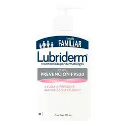 Farmacias YZA Lubriderm Prevencion Fps30+ 750Ml oferta