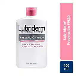 Farmacias YZA Lubriderm Prevencion Fps30+ 400Ml oferta