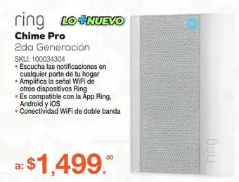 RadioShack Extensor de rango ring chime pro 2da generación / blanco oferta