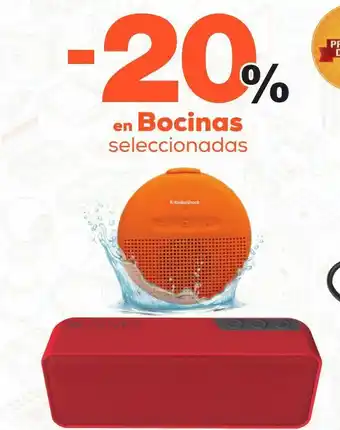 Bocinas seleccionadas